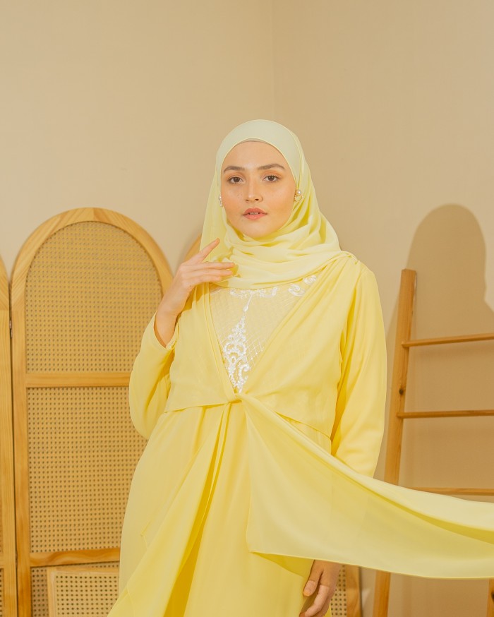 Yashifa Luxe Dress (Soft Yellow)